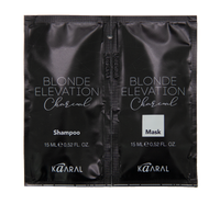 Blonde Elevation Charcoal Shampoo & Mask Sachets - 2 × 15 ml
