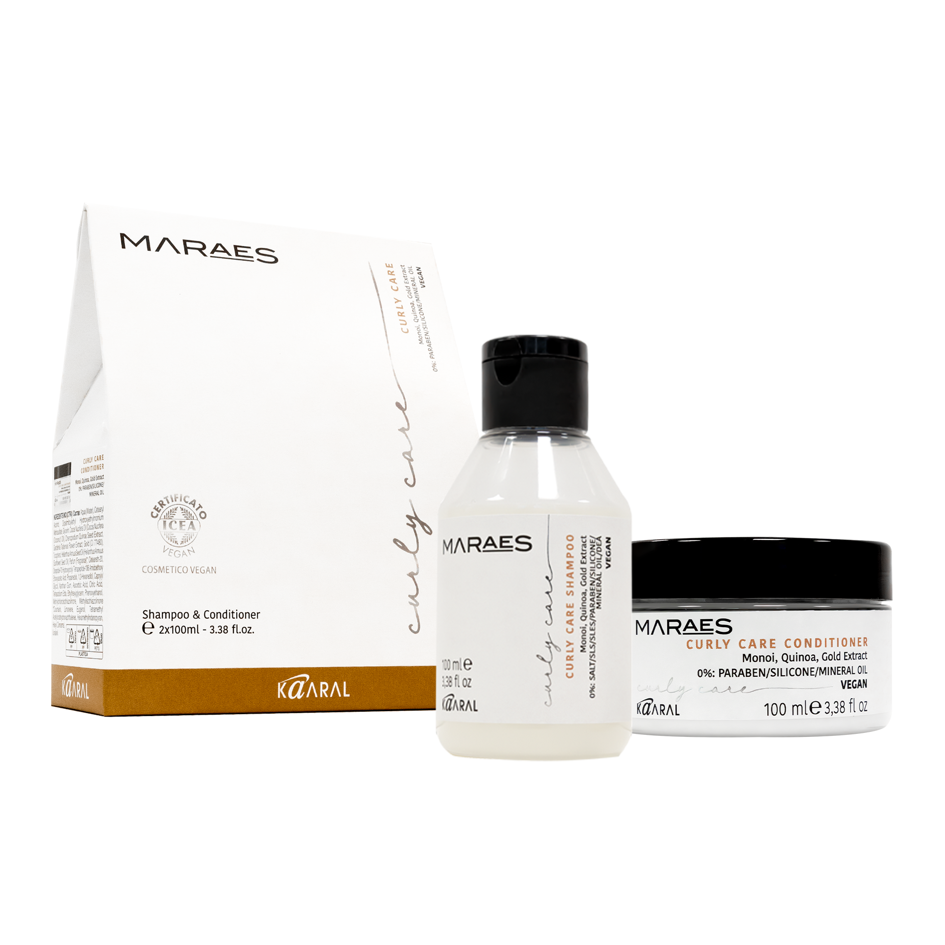 Curly Care Shampoo & Mask travel size