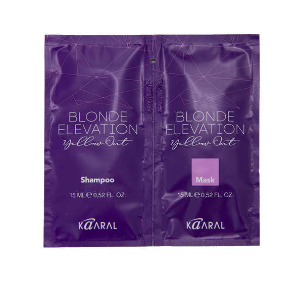 Blonde Elevation Yellow Out Shampoo & Mask Sachets - 2 × 15 ml