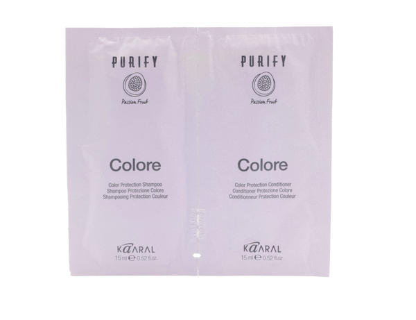 Purify Colore Shampoo & Conditioner Sachets - 2 × 15 ml