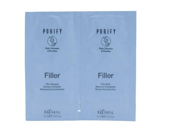 Purify Filler Shampoo & Mask Sachets - 2 × 15 ml