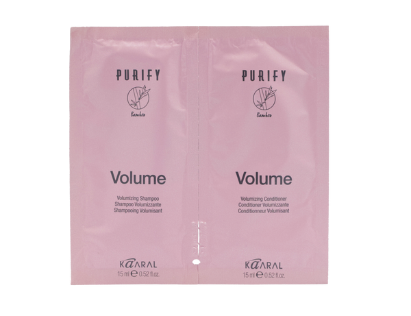 Purify Volume Shampoo & Conditioner Sachets - 2 × 15 ml