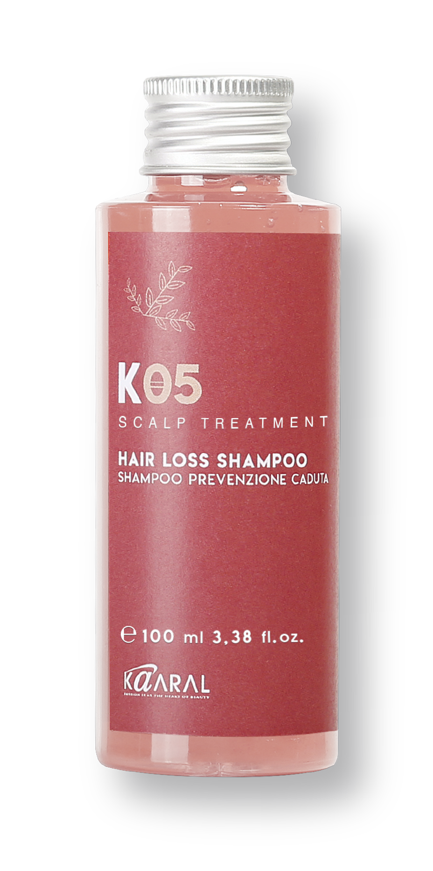 K05 Hair Loss Shampoo, 100 ml shampoo component of the travel kit
