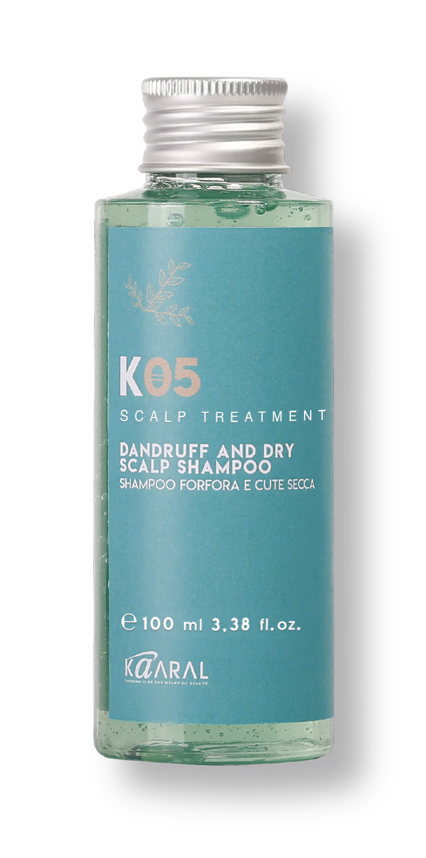 K05 Dandruff and Dry Scalp Shampoo, 100 ml shampoo component of the travel kit