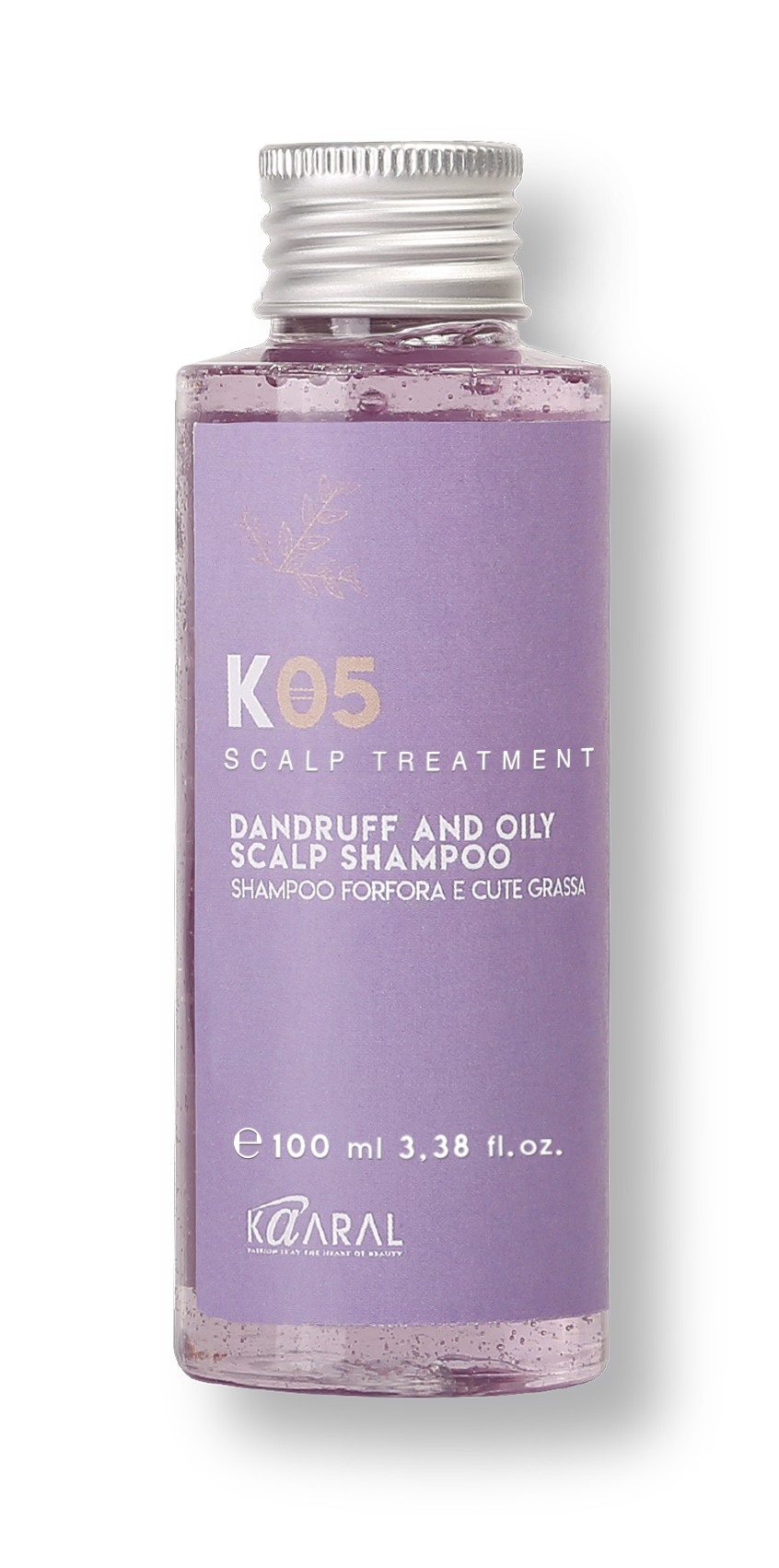 K05 Dandruff and Oily Scalp Shampoo, 100 ml shampoo component of the travel kit